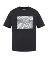 Iceberg Graphic-print Patch T-shirt In Black
