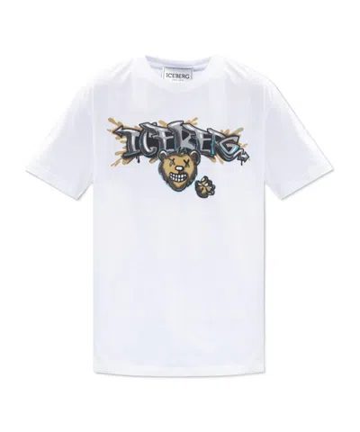 Iceberg Printed T-shirt In White