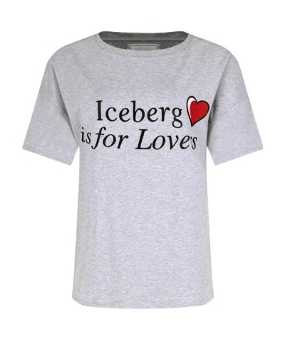 Iceberg Printed T-shirt In White