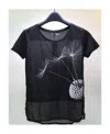 Iceberg Printed T-shirt With Round Neck And Short Sleeves In Black