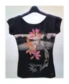 Iceberg Printed T-shirt With Round Neck And Short Sleeves In Black