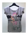 Iceberg Printed T-shirt With Round Neck And Short Sleeves In Gray