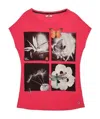 Iceberg Printed T-shirt With Round Neck In Red
