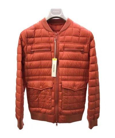 Iceberg Quilted Down Jacket In Brown
