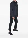 Iceberg Quilted Logo-plaque Jacket In Black