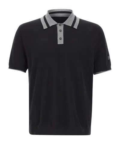 Iceberg Regular Fit Polo Jumper In Black