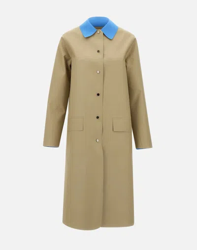 Iceberg Reversible Beige Turquoise Coat