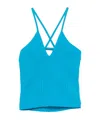 Iceberg Ribbed Cross-strap Suspenders In Blue