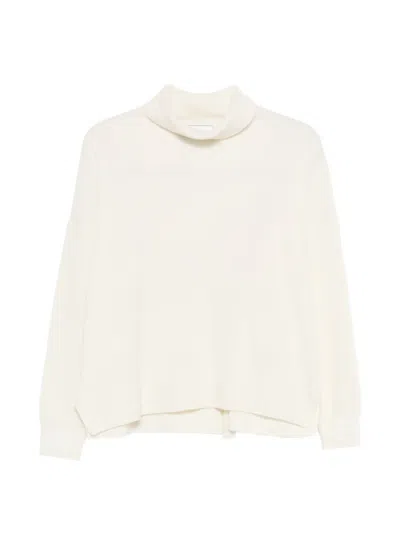 Iceberg Roll Neck Sweater In Neutral