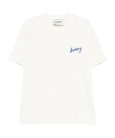 ICEBERG ROUND NECK LOGO T-SHIRT