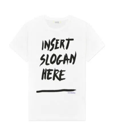 Iceberg Round-necked Logo T-shirt In White