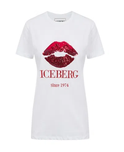 Iceberg Round-necked T-shirt In White