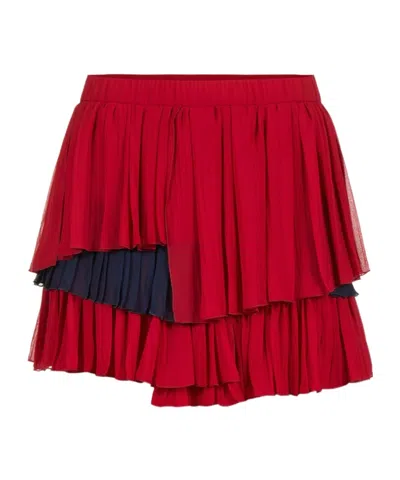 ICEBERG RUFFLED PLEATED SKIRT