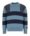 Iceberg Sewn Knitted Sweater In Blue