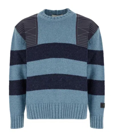 Iceberg Sewn Knitted Sweater In Blue