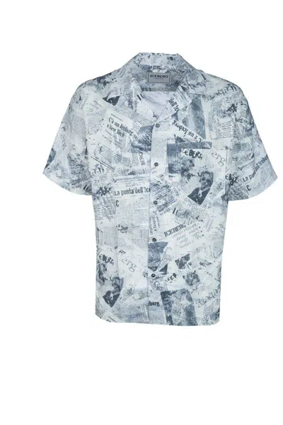 Iceberg Shirts In Blue