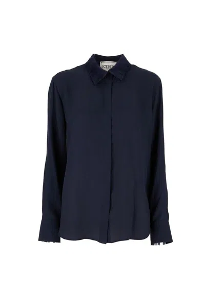 Iceberg Shirts In Dark Blue