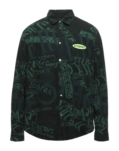 Iceberg Shirts In Dark Green
