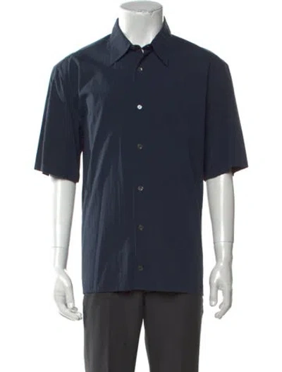 Pre-owned Iceberg Short Sleeve Shirt In Blue