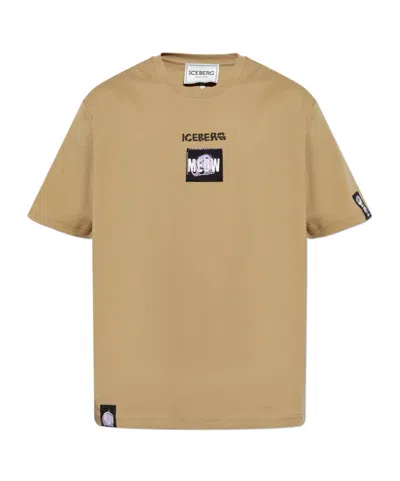 Iceberg Short-sleeved T-shirt In Nude