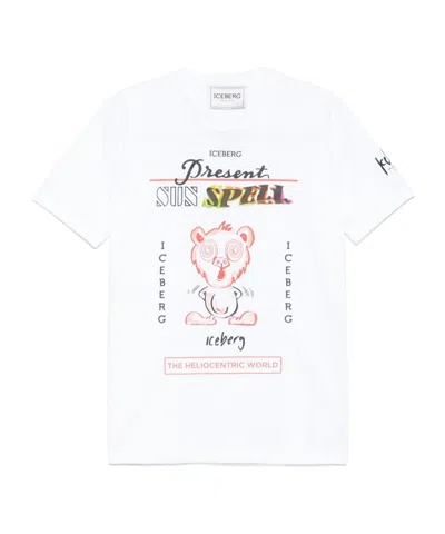 Iceberg Short-sleeved T-shirt In White
