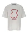 Iceberg White Cotton T Shirt With Embroidered Logo In White