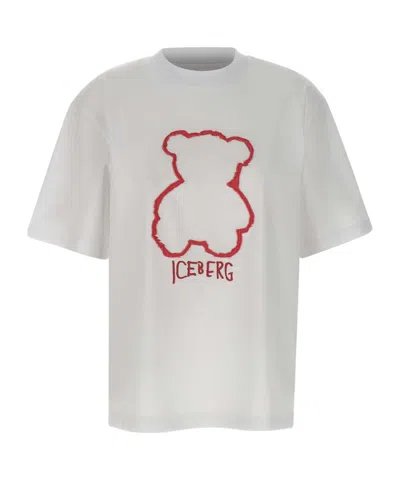 Iceberg Short-sleeved T-shirt In White