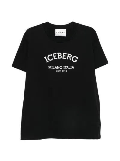 Iceberg Short-sleeve T-shirt In Black