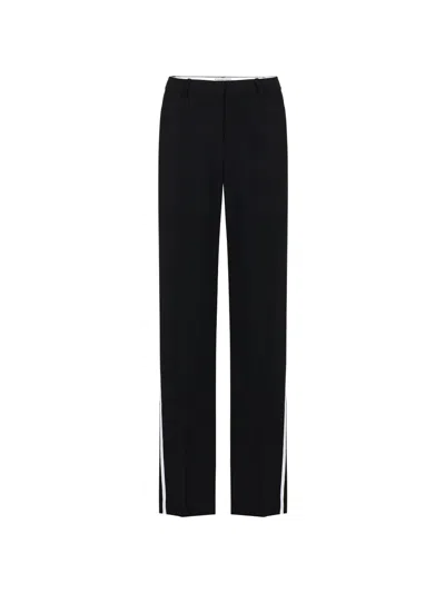 Iceberg Side-stripe Tailored Trousers In Black