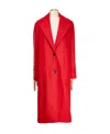 Iceberg Single-breasted Coat In Red