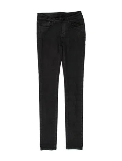 Pre-owned Iceberg Skinny Leg Pants In Black