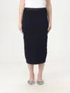 Iceberg Knitted Midi Skirt In Blue