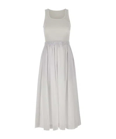 Iceberg Panelled Sleeveless Dress In White