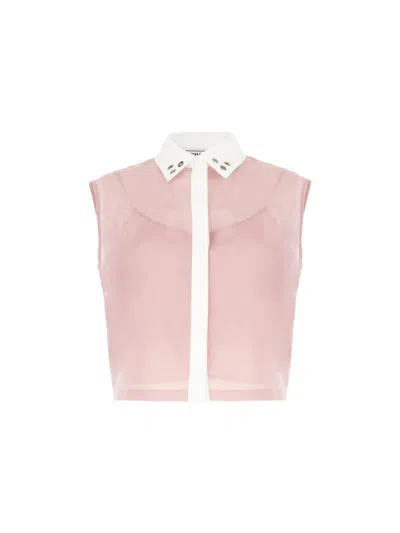 Iceberg Sleeveless Shirt In Pink