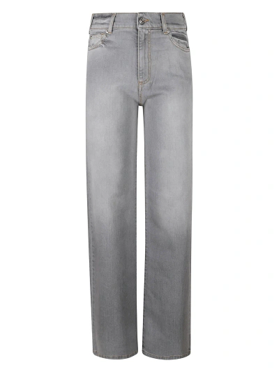 Iceberg Stonewash 5 Pockets Jeans In Grey