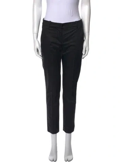 Pre-owned Iceberg Straight Leg Pants In Black