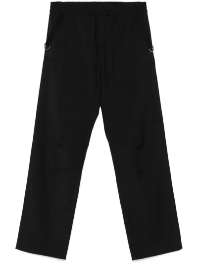 Iceberg Straight-leg Trousers In Black