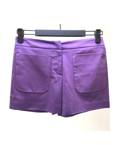 Iceberg Straight Shorts In Purple