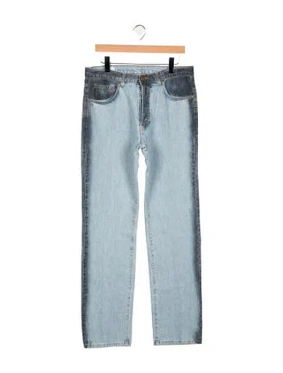 Pre-owned Iceberg Straight-leg Jeans In Blue