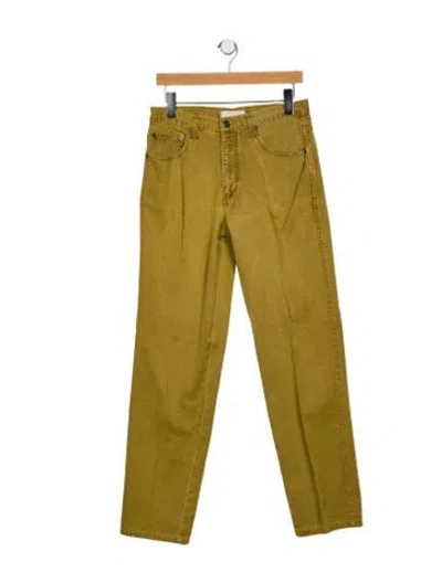 Pre-owned Iceberg Straight-leg Jeans In Green