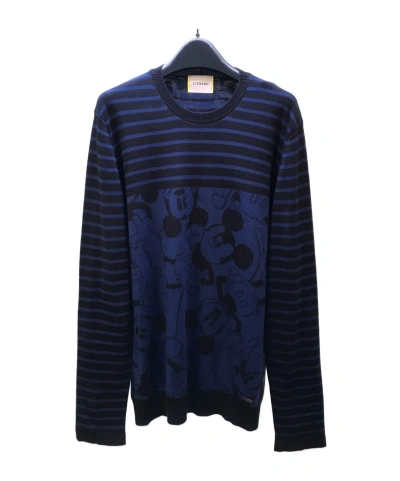 Iceberg Striped Sweater In Black