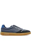 Iceberg Suede-panelled Sneakers In Blue
