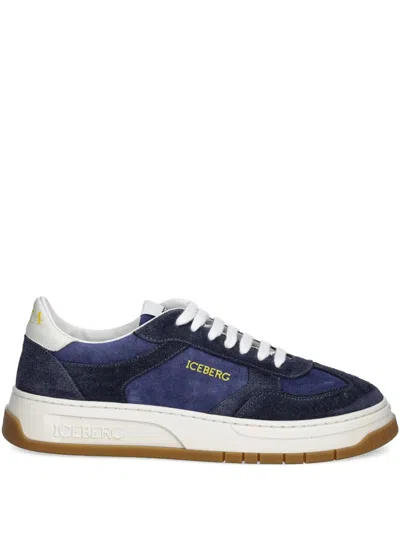 Iceberg Suede Sneakers In Blue