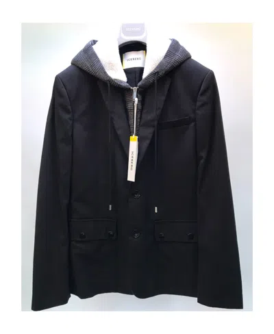 Iceberg Suit-style Casual Jacket In Black