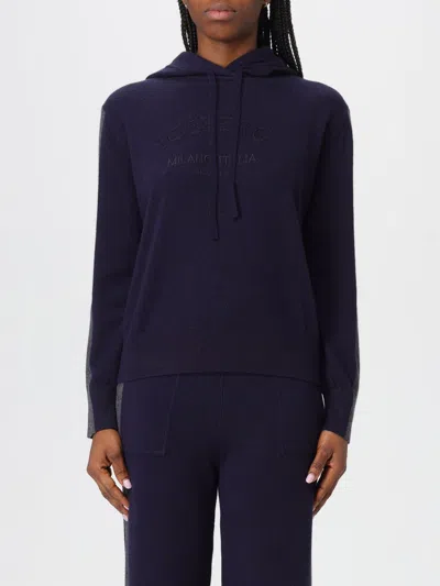 Iceberg Sweater  Woman Color Blue In Animal Print