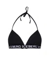 Iceberg Swimwear Elegant Sport In Nero