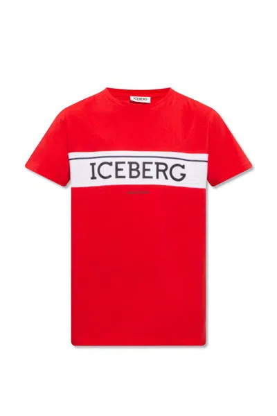 Iceberg T-shirt And Polo T-shirt In Rosso