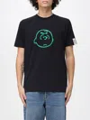 Iceberg Logo Graphic Print Short Sleeve T-shirt In Black
