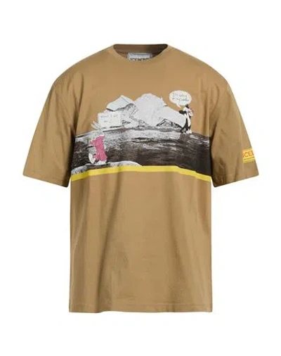 Iceberg T-shirt Jersey Man T-shirt Beige Size Xl Cotton In Brown