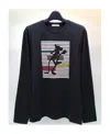 Iceberg T-shirt With Round Neck And Long Sleeves In Black